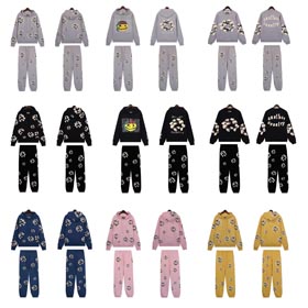 Ensemble de chemises à capuche Denim Tears  