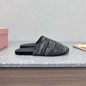 Miu. M Chaussons Baotou  