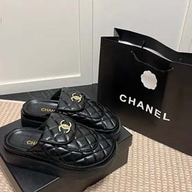 Chaussons à semelle épaisse Chanel - 0463  
