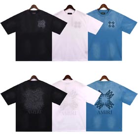 Amiri ciel étoilé graffiti lettre T-shirt-1618  