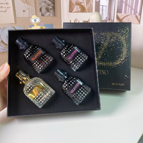 Valentino Hommes Boîte Noire Echantillon 4 pièces Parfum Set-3054  