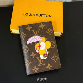 Louis Vuitton LV alphabet animal motif porte-passeport-3529  