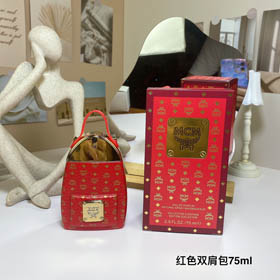 MCM sac à dos rouge femme parfum-3156  