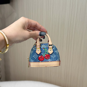Louis Vuitton LV Mini Cherry Shell Sac porte-clés Pendentif -3546  