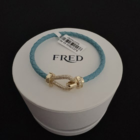 Feiden plein diamant diamant fer à cheval boucle bracelet-3996  