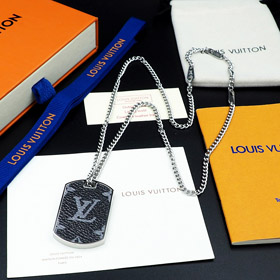 Louis Vuitton LV Militaire Lettre Collier-4021  