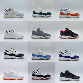 Jordan Air Jordan 11 chaussures de basket bas UNC bas pour enfants-4114  