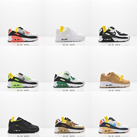 Nike NK Air Max 90 Retro chaussures de course décontractées coussinées à air bas-4173  