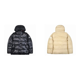 Burberry Londres Angleterre nouvelle veste en plume à manches amovibles-4270  