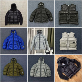 C.P.Company V-col fermeture à glissière couleur solide veste-4283  