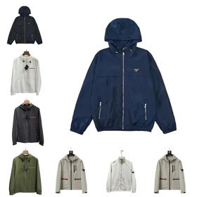 Prada Comfort Veste chaude imperméable au vent-4322  