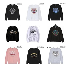 KENZO Tigre tête motif col rond sweatshirt à manches longues-4420  