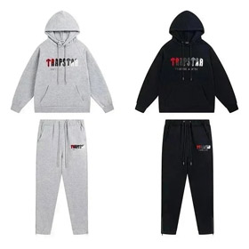 Trapstar brodé sweat-shirt à capuchon costume-4421  