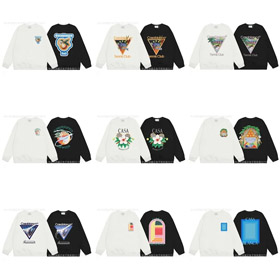 Casablanca nouveau sweatshirt-4426 en coton imprimé  