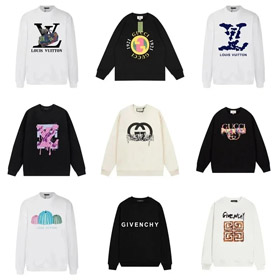 Louis Vuitton LV Balenciaga Gucci sweat-shirt à la mode tout match-4465  